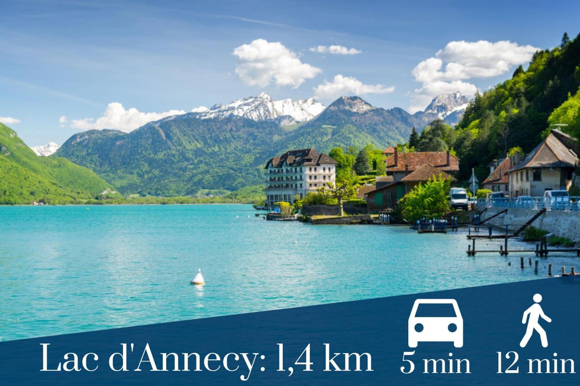 Apartment Homey Tidy - New / Proche Centre / Parking Gratuit / Entierement Equipe Annecy